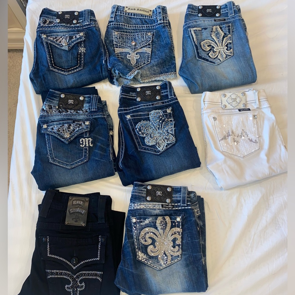DESCRIP FOR PRICE | Rock Revival & Miss Me Jeans